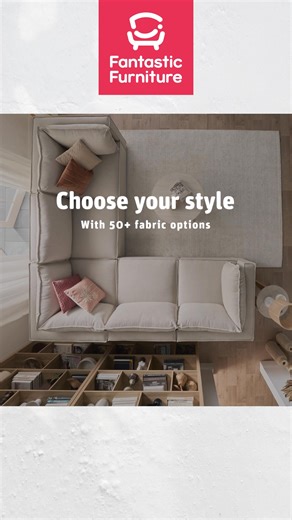 Create your perfect sofa with Belmore 🛋️ – deep seats, plush cushions, and a solid build for ultimate comfort and durability ✨ | Fantastic Furniture