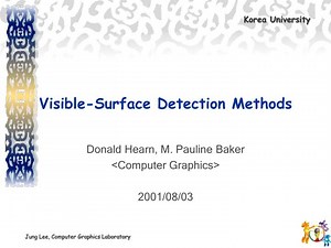 Visible-Surface Detection Methods - SlideServe