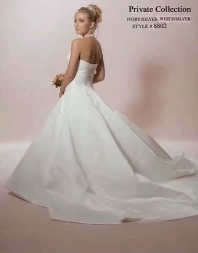 Private Collection Halter Bridal Gown Style # 8802