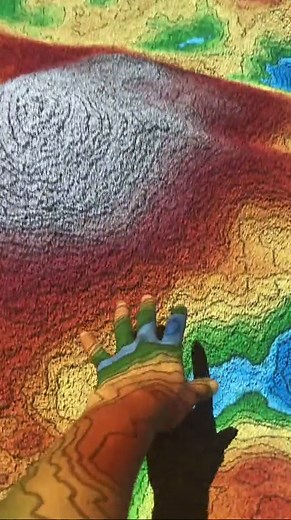 Exploring Topography with a Sandbox