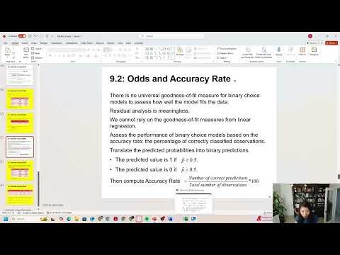 How to use Excel to calculate the Accuracy Rate for Logistic Regression Model