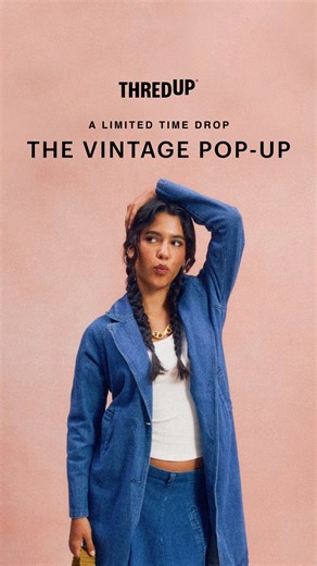 Calling all trendsetters, collectors, and fashion lovers—the Vintage Pop-up has arrived. Shop iconic styles while supplies last! | ThredUp