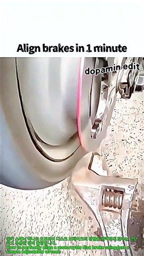 Align brakes in 1 minute #worker #process #machinery #industry #production #fastfix #amazing #easy