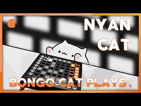 Bongo Cat Plays LaunchPad : Nyan Cat