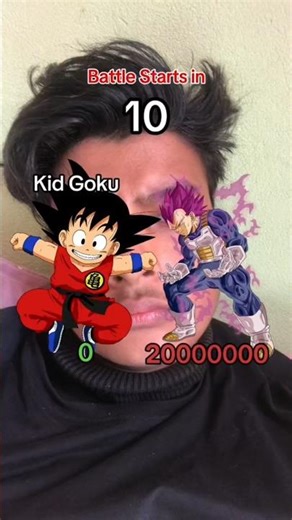 Kid Goku Vs Vegeta 💀🤬 #kidgoku #vegeta #dbz