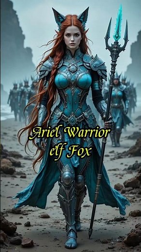 Disney Princesses Reimagined as Epic Warrior Elf Fox #warriorprincess #aiart #midjourney
