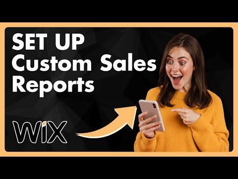 How To Set Up Custom Sales Reports in Wix Analytics