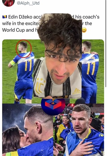 Edin Džeko's World Cup Kiss