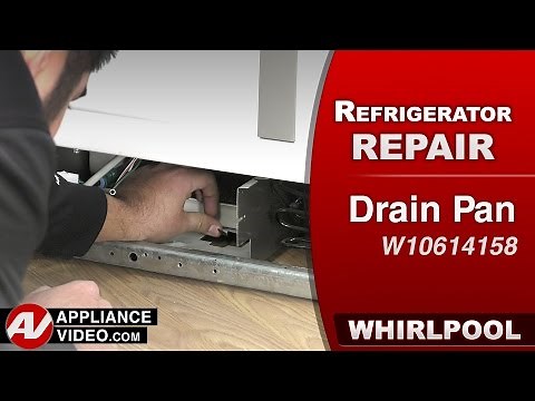 Whirlpool Refrigerator - Water on the Floor - Drain Pan Repair and Diagnostic