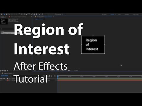 Cropping with Region of Interest in After Effects - Explained