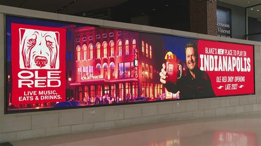 Blake Shelton announces newest Ole Red restaurant, music venue to open in Indianapolis