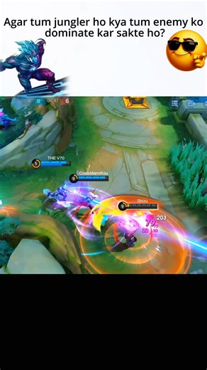 AGAR TUM JUNGLER HO KYA TUM ENEMY KO DOMINATE KAR SAKTE HO?#mobilelegends #shorts #mlbb