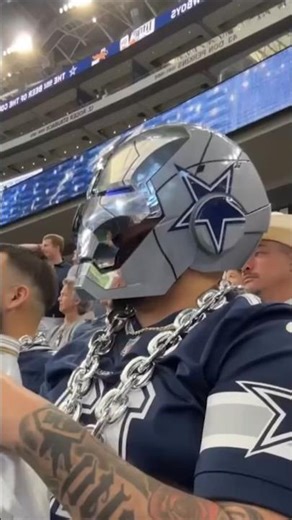 Dallas Cowboys Fans Iron Man Mask — America’s Team, Assemble!