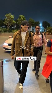 Goa calling 📞🛫 The industry's rising star @vedangraina takes off to Goa for a shoot 🤎 #zoomtv #vedang #vedangraina #trending #Bollywood #fyp | Zoom TV