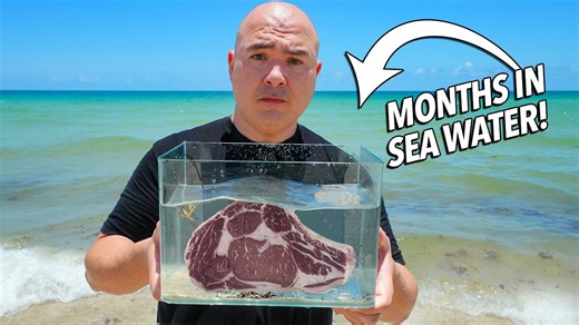 Salty science: What happens to steak in seawater?
