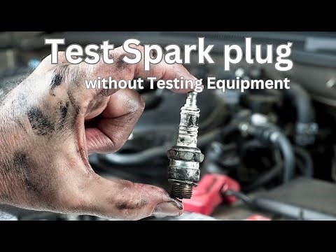 How to Test a Spark plug without testing equipment. (Lawn mower Spark plugs) (by Craig Kirkman)