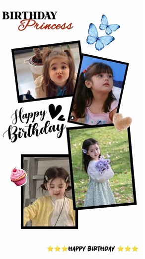 Kids Birthday photo editing tutorial in inshot 🥰#inshot #ytshorts #birthday #editingtutorial