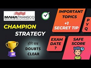 Mahatransco AE Preparation Strategy | Exam Date | Safe Score | Important Subjects | Exam Pattern