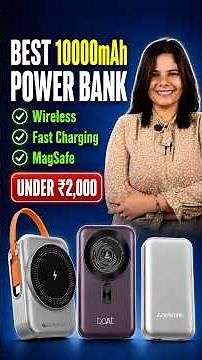 Best 10000mAh Wireless MagSafe Power Bank 2026 - Fast Charging for iPhone & Android