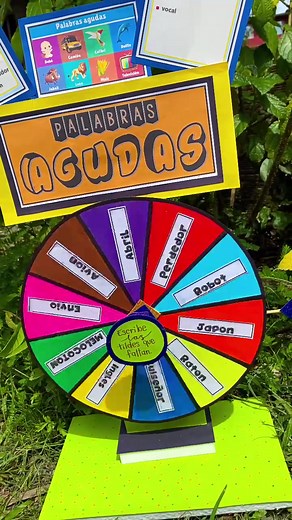 Juego Didáctico de Palabras Agudas Graves y Esdrújulas