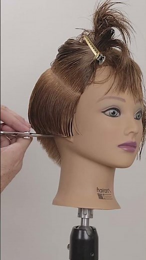 Ultra Short Bob Haircut Tutorial #shorts #short