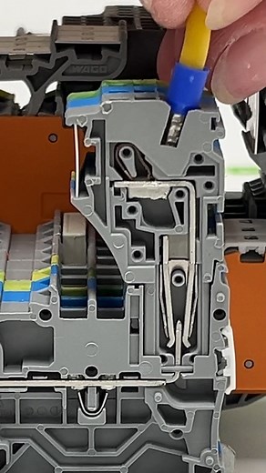 How easy are WAGO X-COM pluggable din rail mount terminal blocks to use? #WAGO #switchgear #electrical #engineering #electrician #engineeringlife #mechanicalengineering | WAGO - UK & Ireland