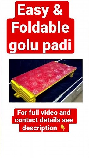 Foldable golu steps - Easy to assemble