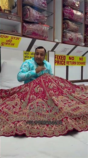 Bridal lehengas by Navya Collection — where tradition meets modern charm ✨💫 Contact: +91-9958584408