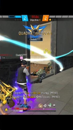 Haste haste teamwipe out kar diya😇 #freefire #shorts