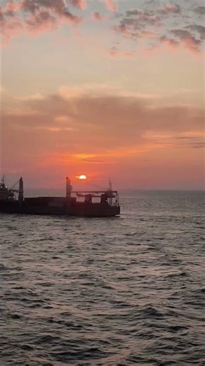 Relaxing Sunset View 🌅 | Peaceful Sky & Calm Vibes (ASMR Nature)