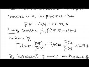 Lecture 20 : Caratheodery Extension Theorem