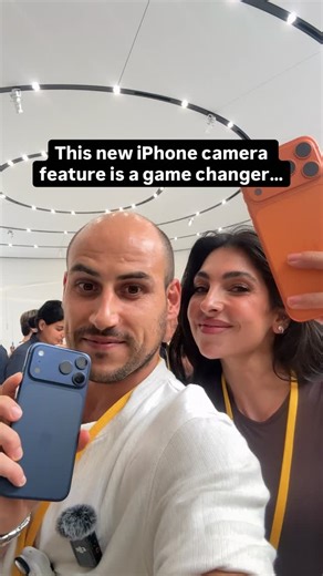 Niels | Apple & iPhone Expert on Instagram: "All the new iPhone models feature a upgraded front camera with a square sensor that lets users seamlessly switch between portrait and landscape orientations, while the improved Center Stage technology automatically adjusts zoom and framing to keep everyone perfectly in view using the power of AI! An absolute game changer if you ask me! ______ #iphonecamera #iphone17 #iphoneair #iphone17promax #refinedsign"