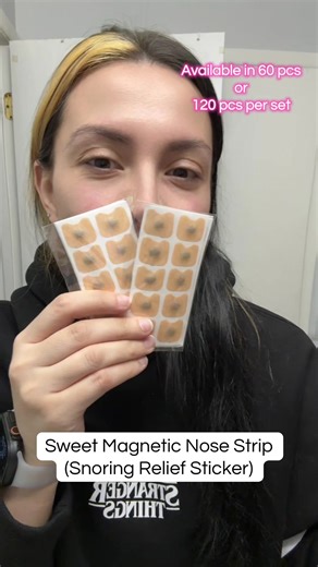 Sweet Magnetic Nose Strip for Better Sleep