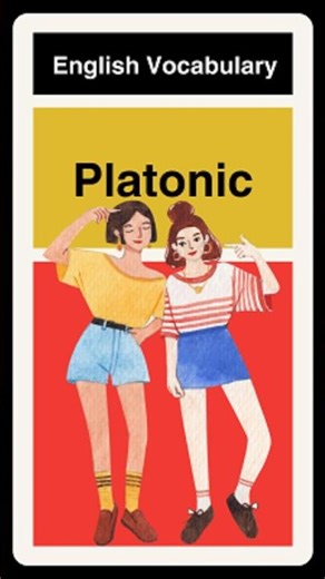 Platonic 😇 English vocabulary explained!