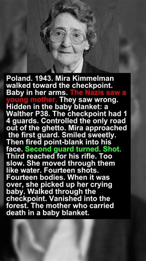 She Shot 14 Nazis at a Checkpoint by Hiding a Pistol in Her Baby's Blanket