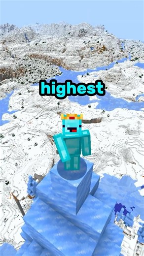 The Highest Point in Minecraft?! ⛏💎