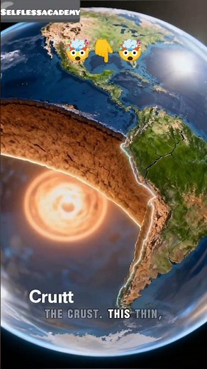 The Earth’s Interior: Structure, Layers & Composition #shorts #earth #selflessacademy