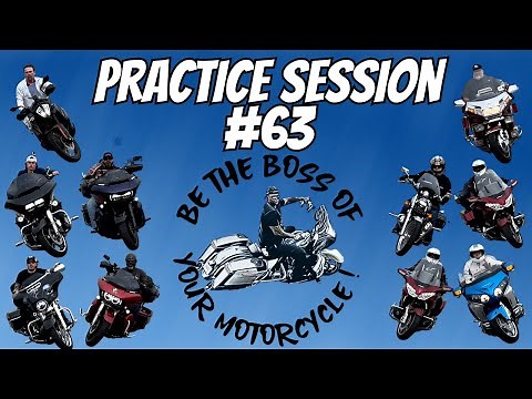 Practice Session #63 - Advanced Slow Speed Motorcycle Riding Skills (With CHAPTERS)