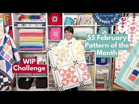 First Video in the New Coriander Quilts Studio