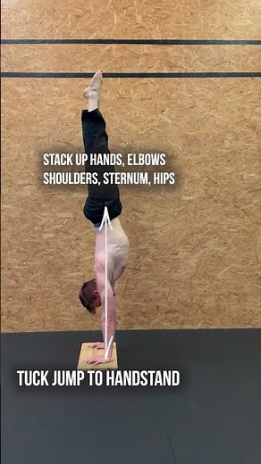 Tuck Jump to Handstqand