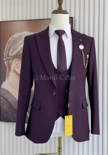 Explore Men's Suit Styles: Red vs. Blue