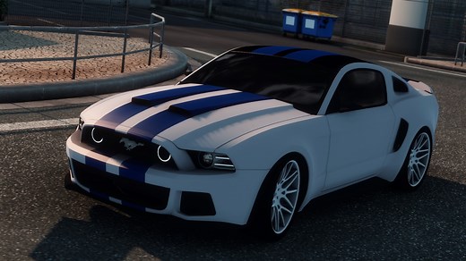 ETS 2 Ford Mustang Mod for 1.57 | trzpro mods