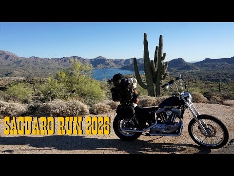 Solo Moto Camping trip to Arizona on a 2001 Harley Davidson Sportster XLH | "SAGUARO RUN" 2026