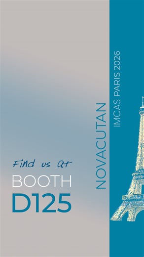 Novacutan on Instagram: "Novacutan Booth and Educational Lectures At Booth #D125, Novacutan will host a series of educational lectures during IMCAS Paris 2026. The program will focus on extracellular matrix recovery, mitoinduction, and anti-senescent strategies using NOVACUTAN BioPRO. Additionally, on 29 January at 10:30 AM, an Open Stage lecture will take place at Booth #D125, Level 1, dedicated to NOVACUTAN BioPRO as the first injectable mitoinductor. See all of you next January at IMCAS 2026