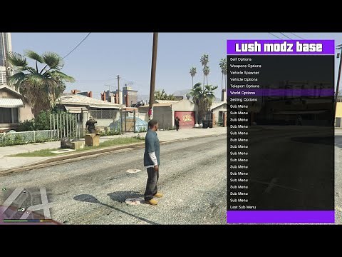 [GTA 5/1.38] Lush Modz Mod Menu Bases Source (PS4 JAILBREAK)