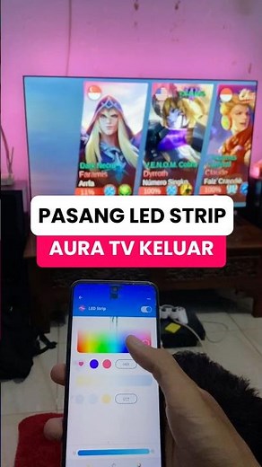 HOW TO INSTALL PHILIPS LED STRIP LIGHTS, MAKE THE TV AURA OUT