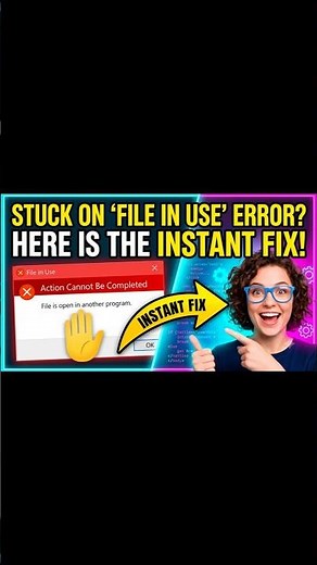 Stuck on "File in Use" Error? Fix It Instantly! ❌