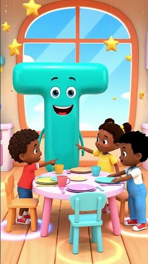 T Says Tuh! 🚂 The Catchiest Letter T Phonics Song for Kids | ABC Learning | Toddlers Love This!