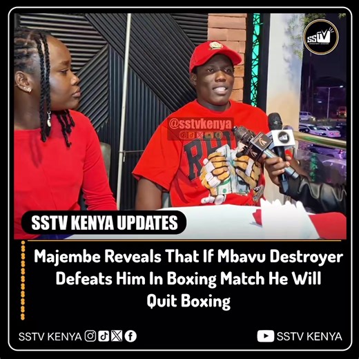 Majembe Reveals That If Mbavu Destroyer Defeats Him In Boxing Match He Will Quit Boxing. #viral #viralvideo #viraltiktok #tiktok #majembe