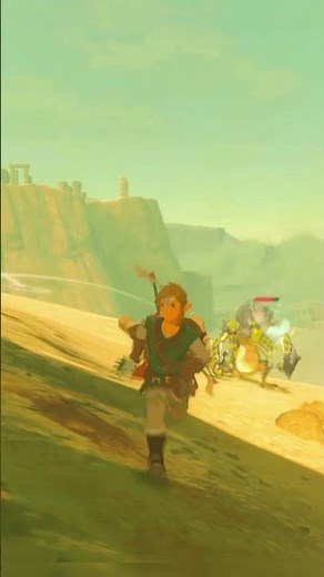 Confronting the Electric Lizalfos of Karusa Valley #zelda